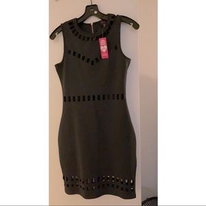 Sexy black evening dress